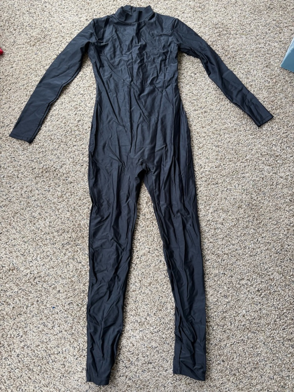 Black Long-Sleeve Kids One-Piece Bodysuit